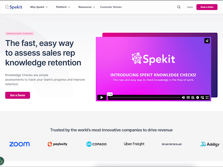 Cover image for Spekit | Knowledge Checks