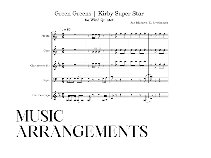 Cover image for Music Arrangements