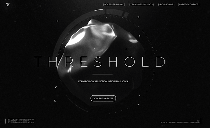 Cover image for Futuristic dark UI design