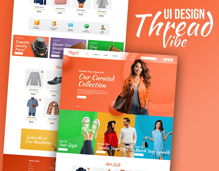 Cover image for APPAREL WEBSITE UI DESIGN