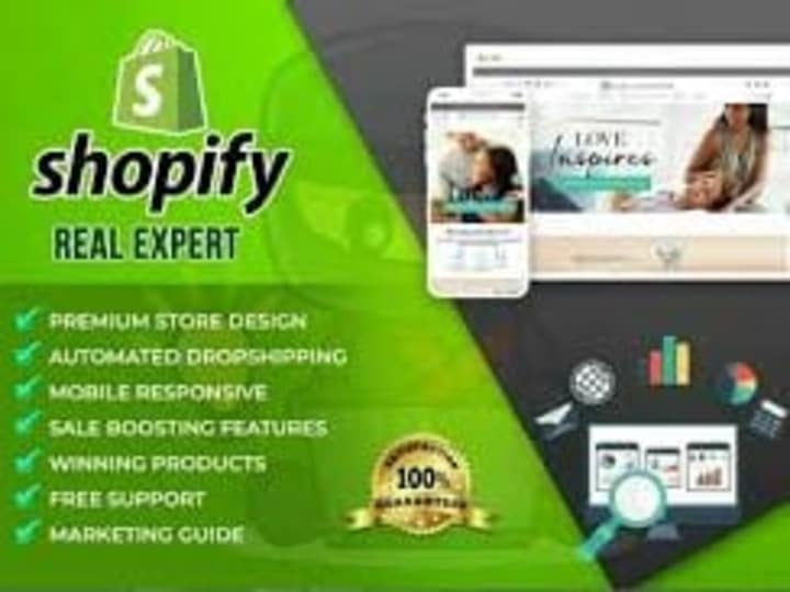 Cover image for Professional Shopify Store Design and Marketing Expert