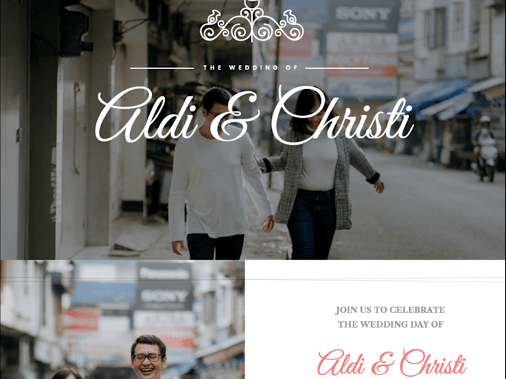 Cover image for WEDDING WEBSITE
