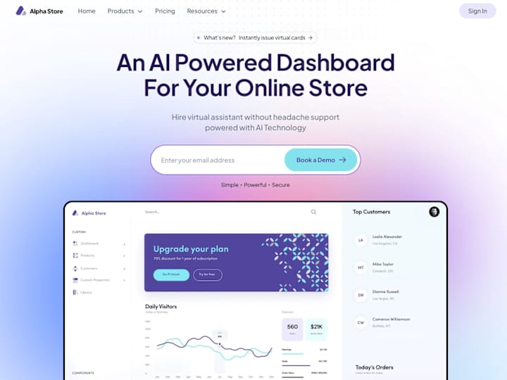 Cover image for Alphastore | Design and Development 