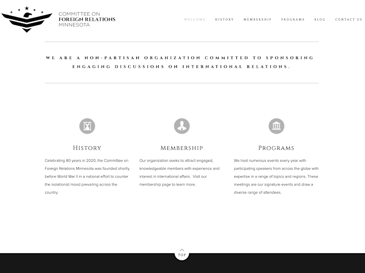 Cover image for Committee on Foreign Relations Minnesota