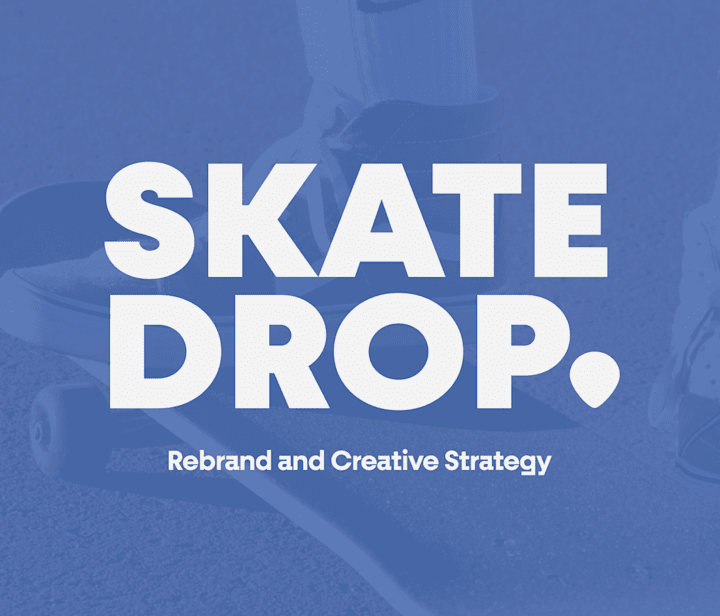 Cover image for Skate Drop [ Logo, Creative Strategy, Social Media Marketing]