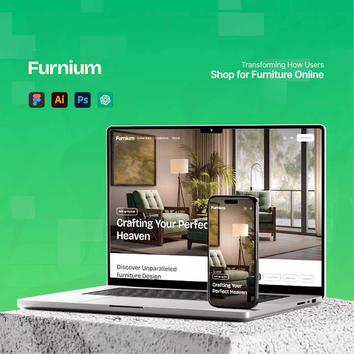 Cover image for Furnium - Furniture eCommerce Store Ui Ux