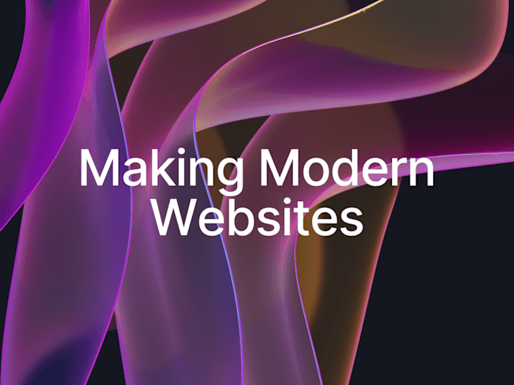 Cover image for Building websites