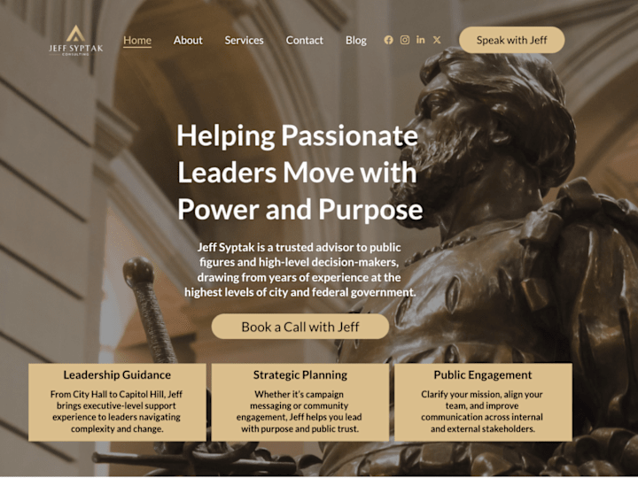Cover image for Jeff Syptak Consulting Website Design