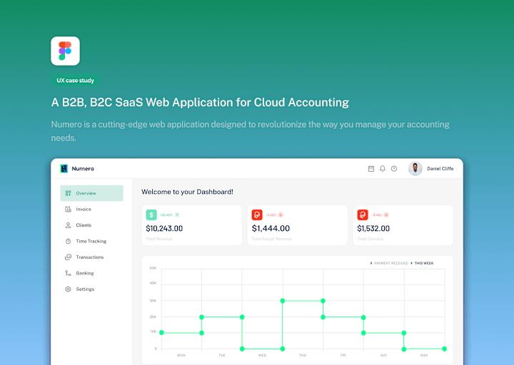 Cover image for Numero - Web Application for Cloud Accounting