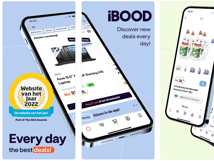 Cover image for iBOOD Flutter iOS and Android app