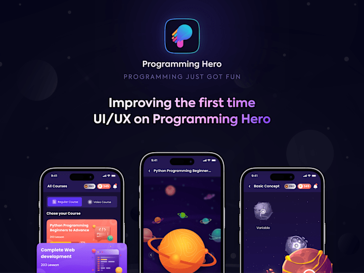 Cover image for Improving the first-time UI/UX on Programming Hero 