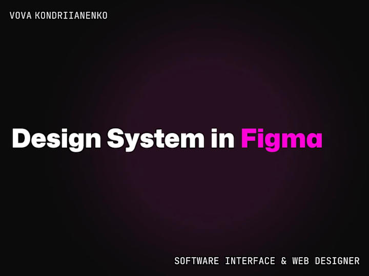 Cover image for Design System in Figma