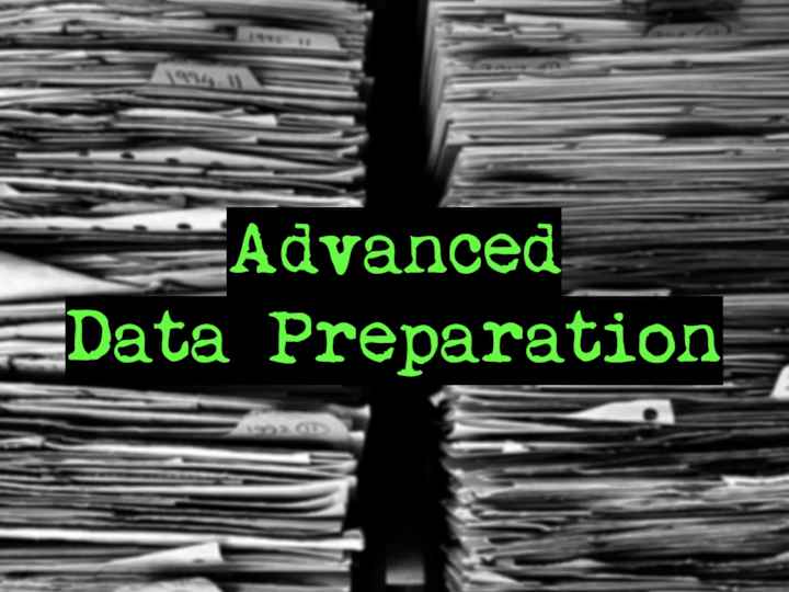 Cover image for Advanced Data Preparation