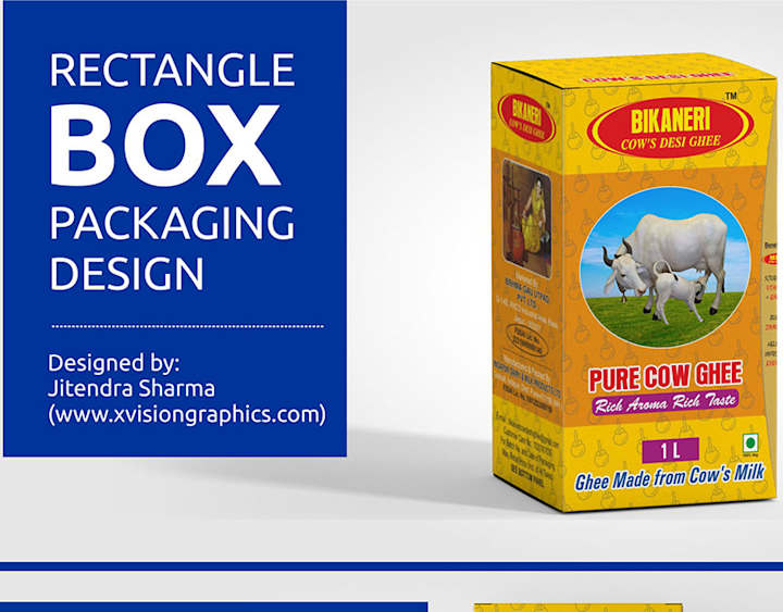 Cover image for GHEE BOX PACKAGING DESIGN: Behance