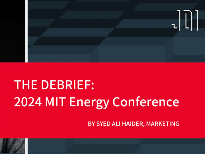 Cover image for The Debrief: MIT Energy Conference 2024