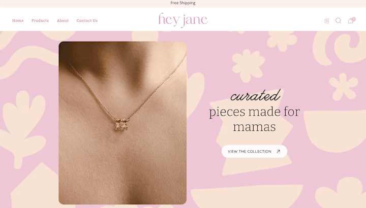 Cover image for Hey Jane - E-commerce Shopify Design & Dev