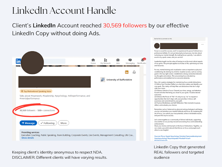 Cover image for LinkedIn Growth & Content Management