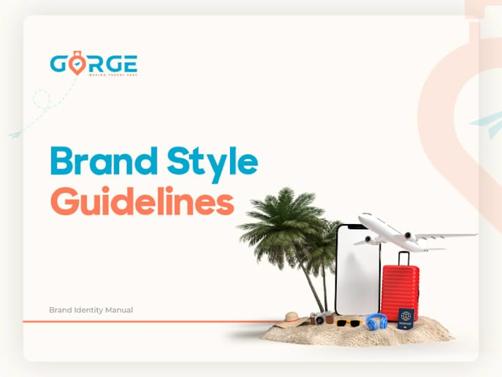 Cover image for Gorge Travel Logo Brand Style Guidelines:: Behance