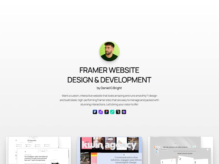 Cover image for Framer • Website Design & Development