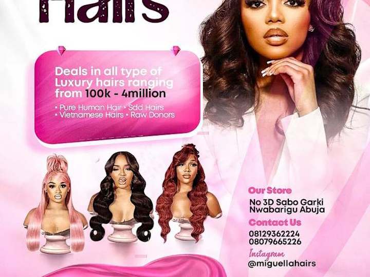 Cover image for "Elegance in Every Strand: Miguella Hairs Branding”