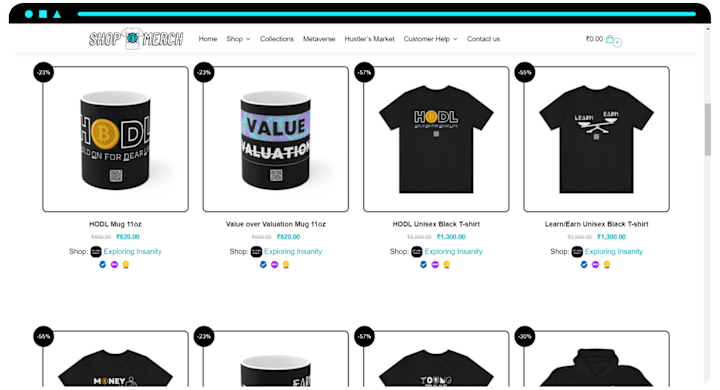 Cover image for ShopNFTMerch WooCommerce Marketplace Website