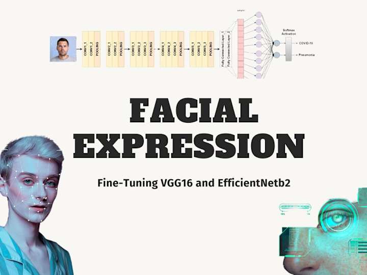 Cover image for Fine-tuning VGG16 & EfficientNet for Facial Emotion Recognition