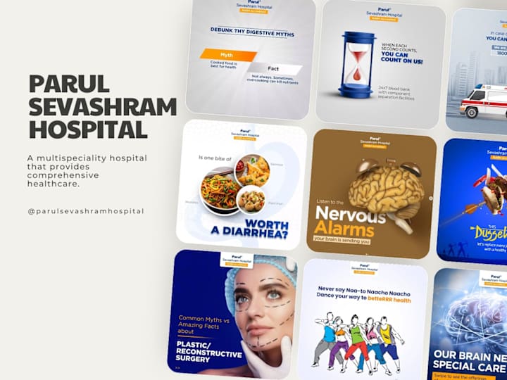 Cover image for Social Media Manager | Parul Hospital