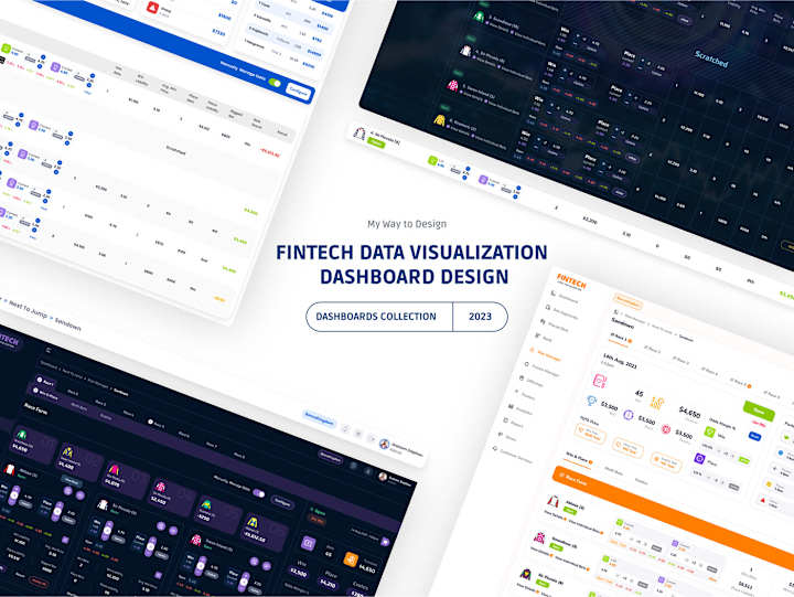 Cover image for Fintech Visualization Dashboard  Visualize Financial Insight