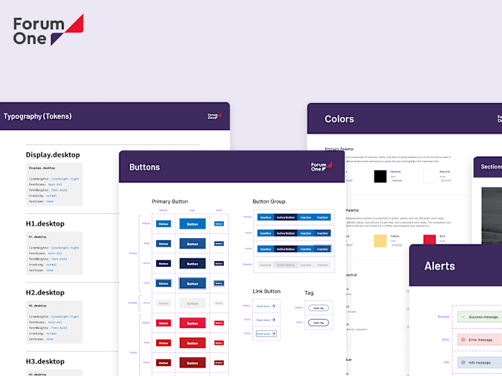 Cover image for Forum One Design System Template