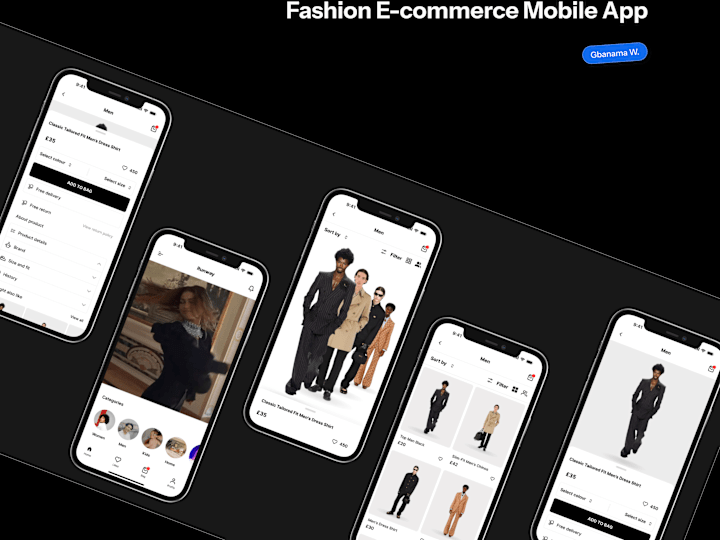 Cover image for Ecommerce Mobile App Prototype