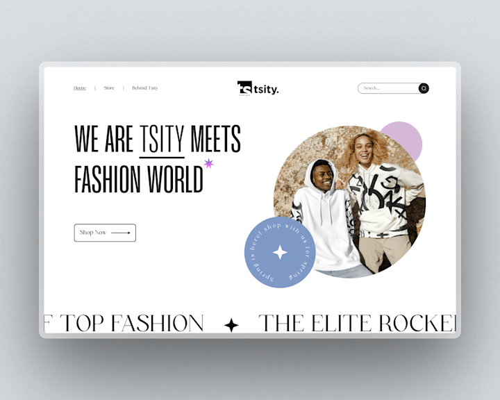 Cover image for Tsity Responsive Website Design on Behance