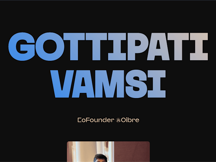 Cover image for Vamsi Krishna Gottipati