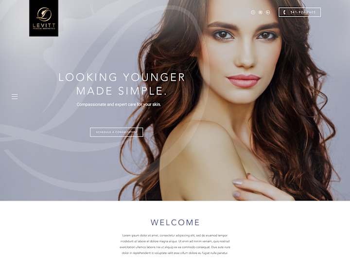 Cover image for Levitt Homepage Design