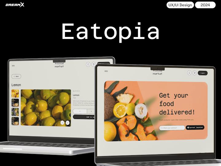 Cover image for Fresh groceries food marketplace - Eatopia