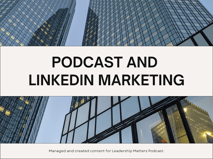 Cover image for Leadership Podcast LinkedIn Marketing