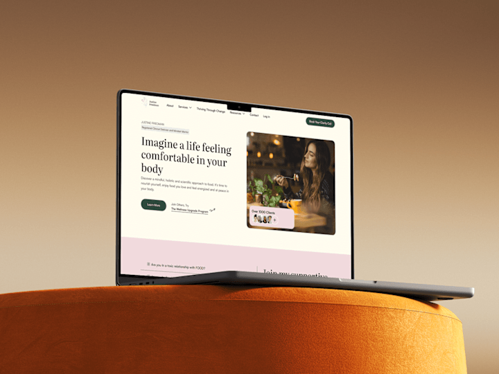 Cover image for The Justine Friedman Webflow Website Transformation