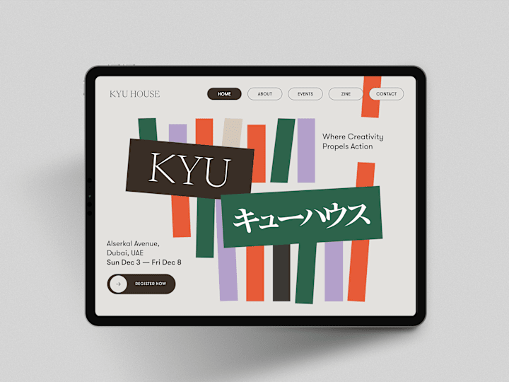 Cover image for KYU House — Website