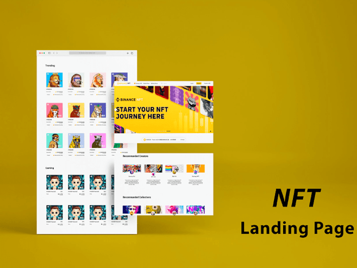 Cover image for NFT Landing Page