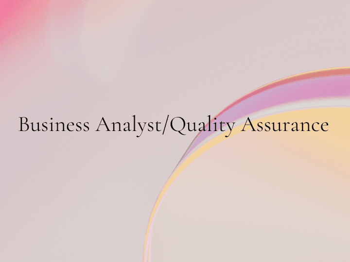 Cover image for Business Analyst / QA