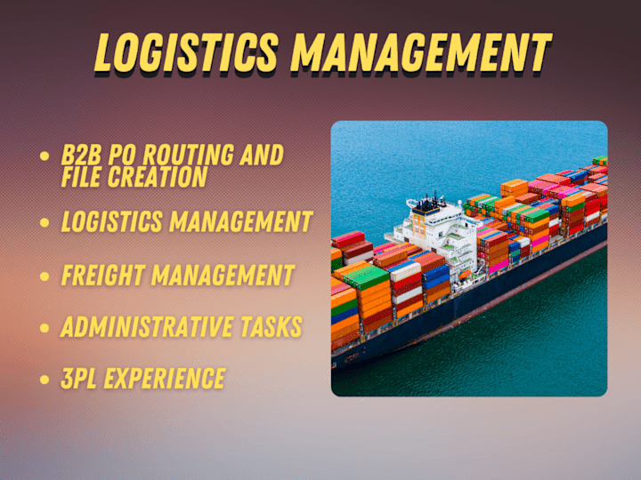 Cover image for Logistics Management