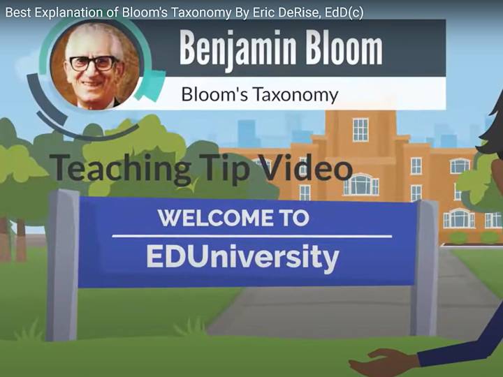 Cover image for Best Explanation of Bloom's Taxonomy (Government)