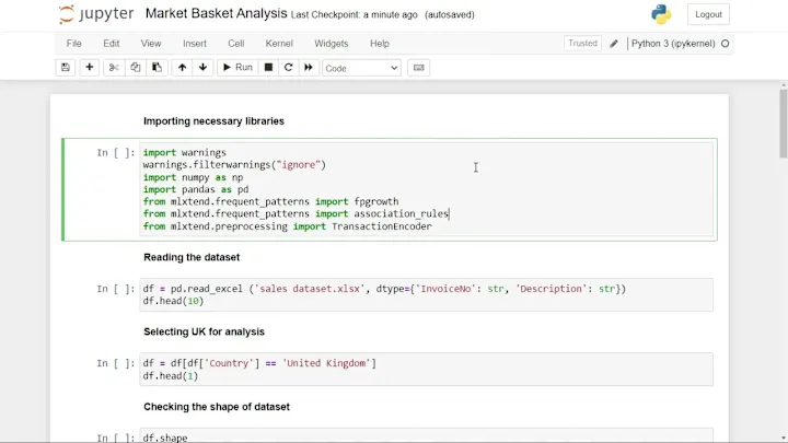 Cover image for Market Basket Analysis In Python | Data Science Projects