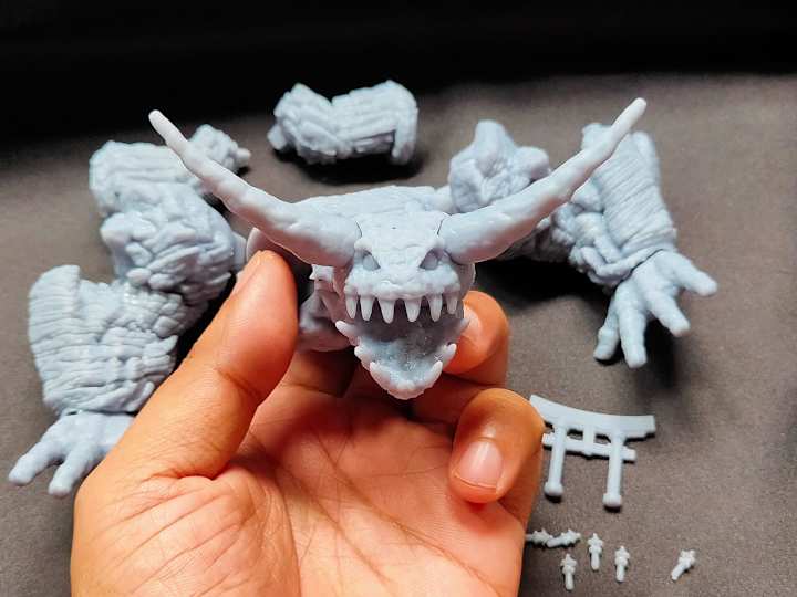 Cover image for Proof of concept 3D Print Miniature Creature : Aruki Seki