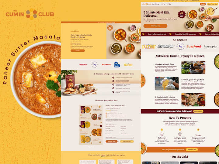 Cover image for Cumin Club| Replo Landing Page