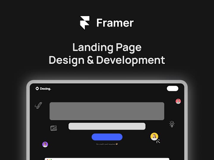 Cover image for Framer Landing Page Design & Development