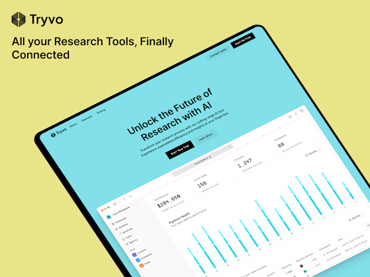 Cover image for 🚀 My new Framer template Tryvo is live!