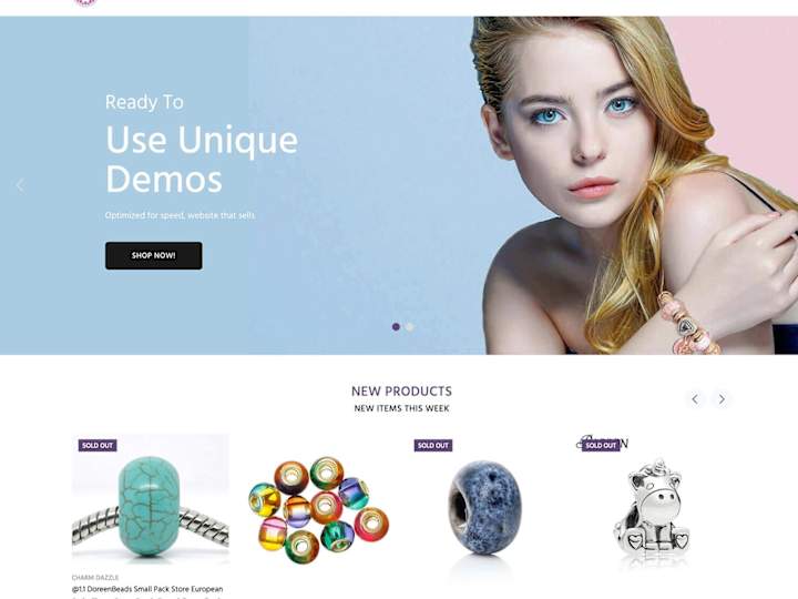 Cover image for Charm Dazzle Jewelry Store | Shopify Theme Setup & Customization