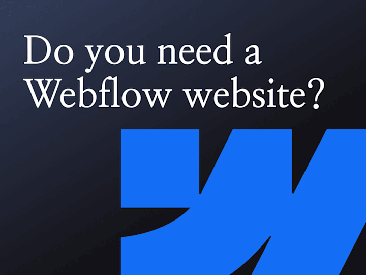 Cover image for Webflow Website