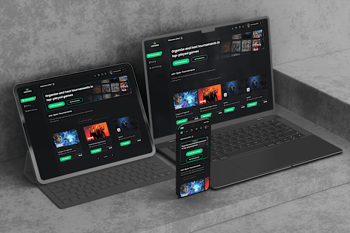 Cover image for VSKING - Designing an Esport Tournament App Web - SAAS