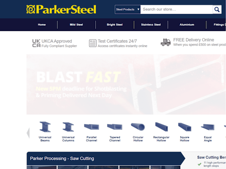 Cover image for ParkerSteel(Web Development)